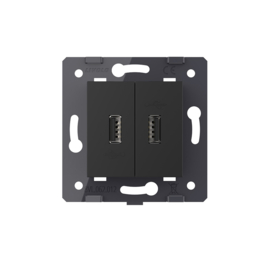 Livolo | Module | SR | Double | USB Charger | Black