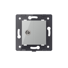 Livolo | Module | SR | TV Socket- Female & Cover | Grey