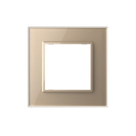 Livolo | Gold | Glass Panel  | Single | SR