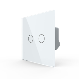 Livolo | White | 2 | On/Off | 1 Way | Touch Switch | Zigbee | Smart Home