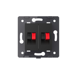 Livolo | Module | SR | Double | Audio- Push in wire | Black