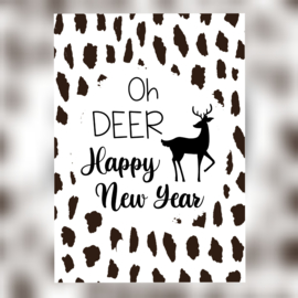 Oh DEER Happy New Year - A6