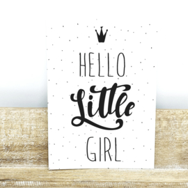 Kaart: Hello Little Girl - A6