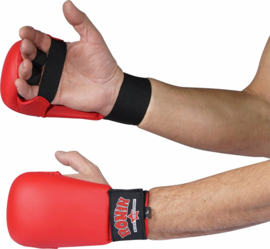 Karate vuist handbeschermers, blauw of rood