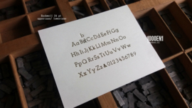 Leather label with two first names