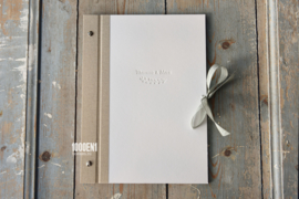 Folder for speech US letter Dusty BLue linen