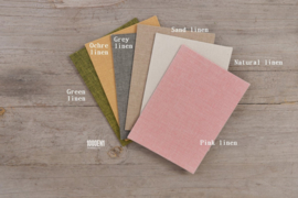 Vow book A5 in 2 colors of linen  (4 colors of ribbon)