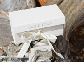 Personalized  box for watch & wedding ring