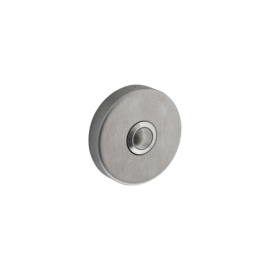 Deurbel Intersteel rond verdekt ø53x10 rvs geborsteld