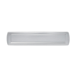 AXA Briefplaat Curve plus F1 ALU geslepen, deurdikte 38-54 mm