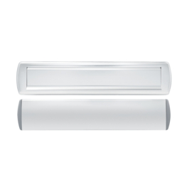 AXA brievenbus Curve plus met schacht en tochtklep F1 ALU, deurdikte 38-72 mm