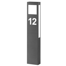 CMD 66/HN Staande Buitenlamp met Huisnummer