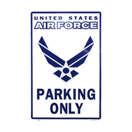 Metalen Plaat US Airforce Parking