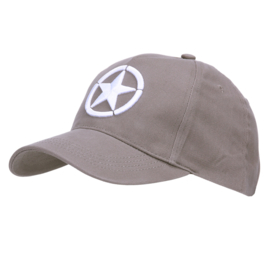 Baseball Cap Allied Star Grijs