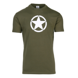 T-shirt US Army Ster Groen