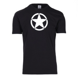 T-shirt US Army Ster Zwart