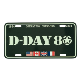 License Plate D-Day