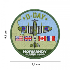 Embleem stof D-Day Spitfire