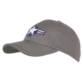 Baseball Cap USAF Vintage Grijs