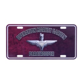 Nummerplaat Operation Market Garden Paratrooper