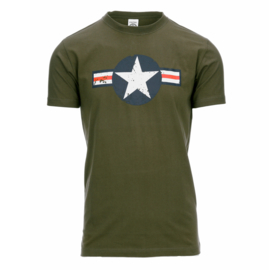 T-shirt USAF Groen