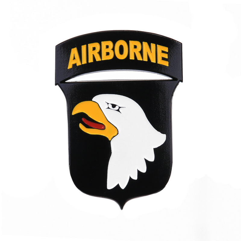 101st Airborne Logo Metaal
