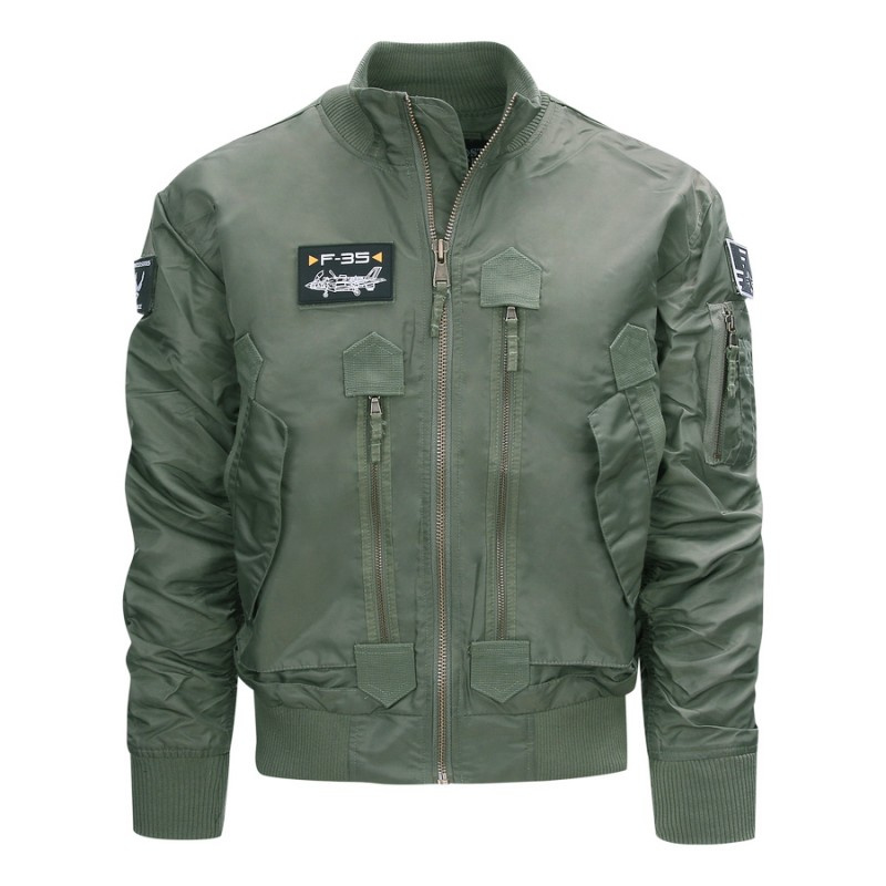 Onzin Voorverkoop zwaard F35 Flight jacket groen | Piloten Jassen | Dump & Zo | Uw online Legerdump