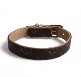 LV halsband bruin