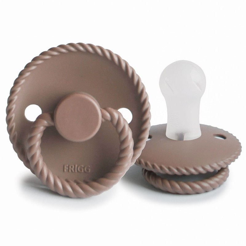 FRIGG - ROPE - Fopspeen SILICONE - SEPIA - T2