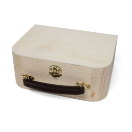 Houten koffer klein gepersonaliseerd