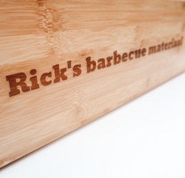 Gepersonaliseerde Barbecueset met Naam, tekst of logo