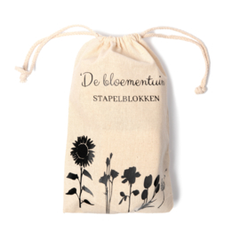 Houten stapelblokken ‘De bloementuin’