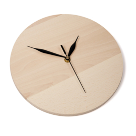 Houten klok gepersonaliseerd