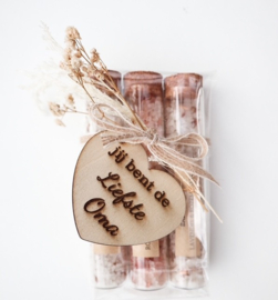 Gepersonaliseerde Badzout Cadeauset – 3 Geuren Wellness Moment
