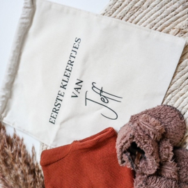 Bewaartasje 'eerste kleertjes'