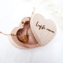 Gepersonaliseerd Mama armbandje met gepersonaliseerd doosje