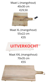 Gepersonaliseerde borrelplank met foto, logo of tekst