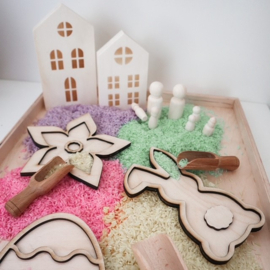 Sensory play vulvormen set Pasen