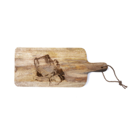 Gepersonaliseerde borrelplank met foto, logo of tekst