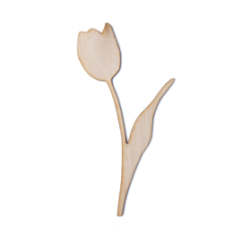 Houten tulp
