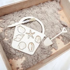 Sensorische Speelset – Schelpjes Zoeken, Opgraven en Puzzelen