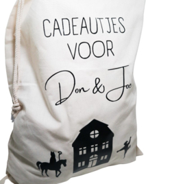 Sintzak canvas (wit of zwart)