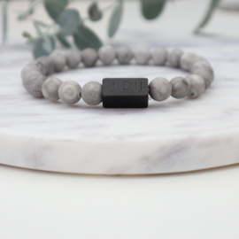 Gepersonaliseerde heren armband met naam of initialen