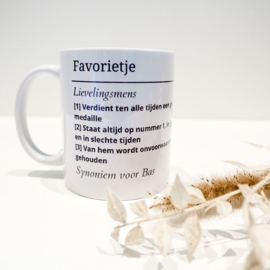 Gepersonaliseerde beker favorietje
