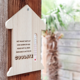 Decoratie thermometer gepersonaliseerd