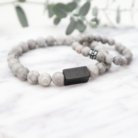 Vader zoon armband gepersonaliseerd