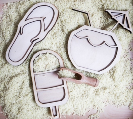 Zomer Vulvormen Set – Sensorisch Spel Thema Zomer