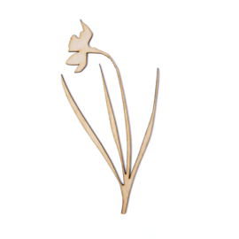 Houten narcis