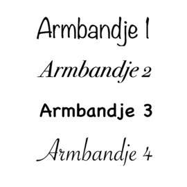 Lederen armband volwassenen