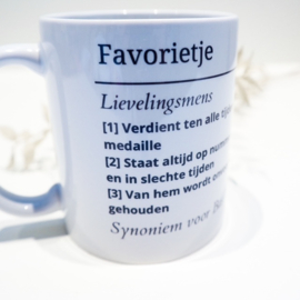 Gepersonaliseerde beker favorietje